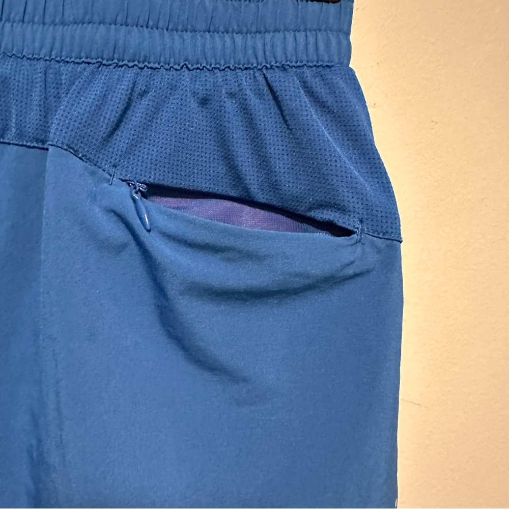 Puma The Last Lap 2 In 1 Running Shorts Pink Blue… - image 7